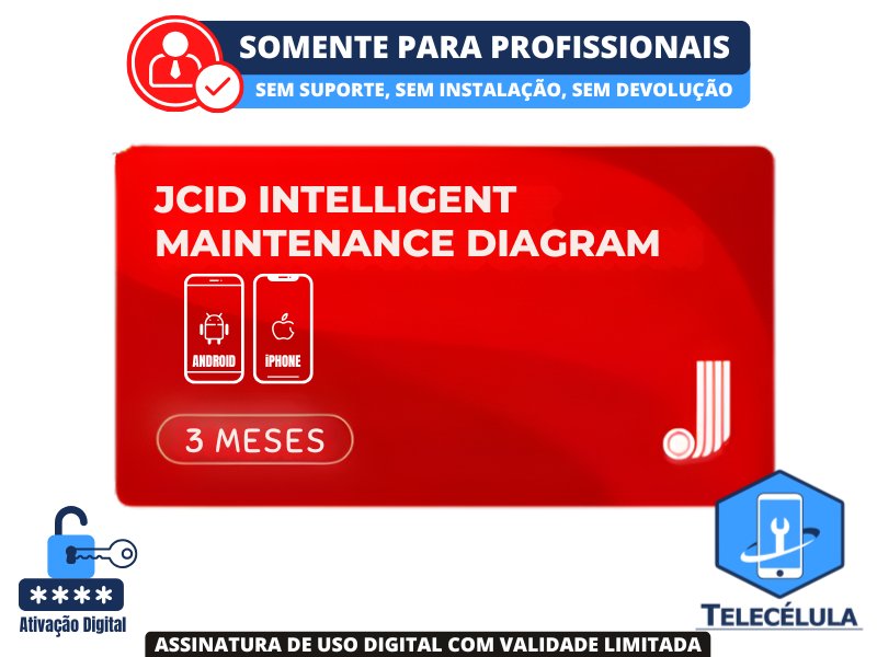 Sem Imagem - ATIVA��O 3 MESES JCID, JC ID SOFTWARE DESENHO PCB JCID IPHONES, MACBOOK E MUITO MAIS